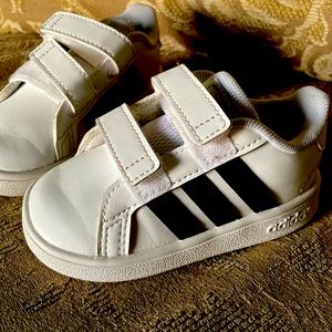 Adidas sneakers. Barley touched the ground. Like new